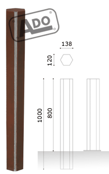 hexaline bollard