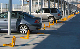 automatic folding barrier bap installed