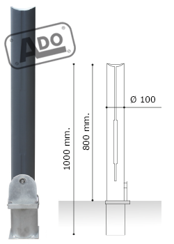 badalona removable bollard