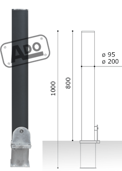 dalo removable bollard