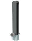 Security bollard Grey 140 removable