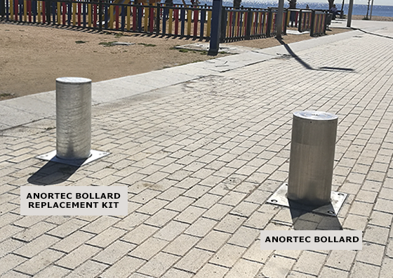 installation kit for bollard bluecity anortec