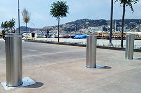 Segurity Bollards Oslo installed