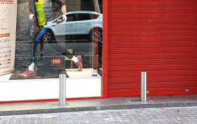 semi-automatic retractable bollards sydney