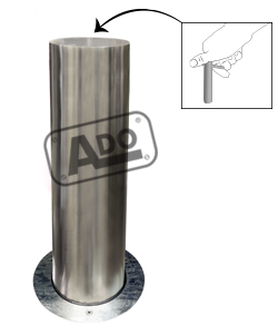 rio semiautomatic telescopic bollard