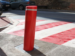 gradient telescopic bollard