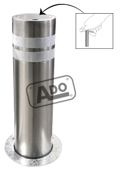 retractable bollard without lost drawer cancun