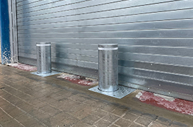 melbourne semiautomatic bollard installed