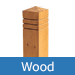 wooden bollards 