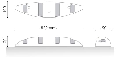 measured road separators