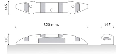 measured road separators