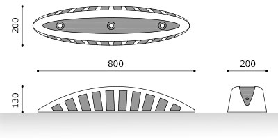 measured road separators