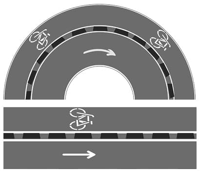 example of semart road separator facilities