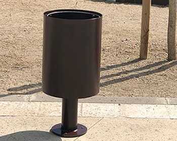 litter bin luxor installed