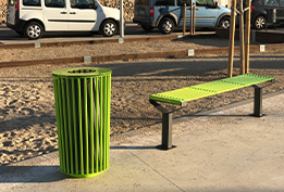 design nok urban litter bin installations