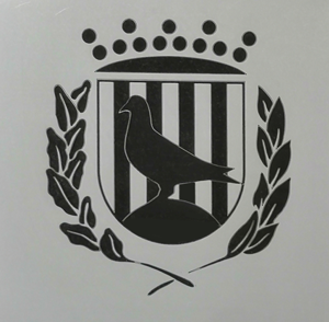 engraved logo detail