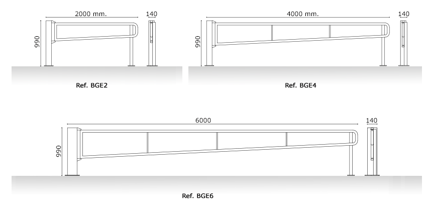 measures manual rotating barrier bge