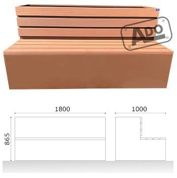 bench planter grea