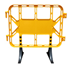 Plastic crowd control barriers