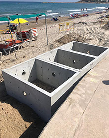 concrete drainage system installation