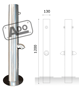 artic stainless steel footbath