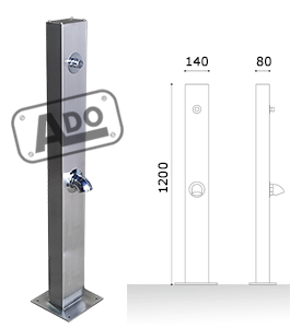 atlantic stainless steel footbath