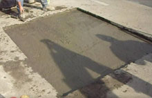 speed reducer concrete installation