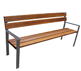 wood bench estilo