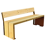 bench wood rustic