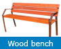 wood bench