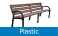 benches, chairs, plastic stools
