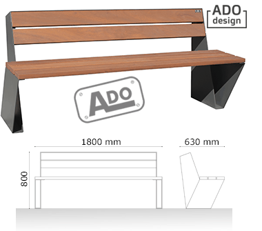 wood bench origami