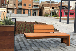 verso bench installated