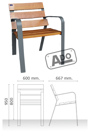 acorde wood chair