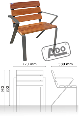 wood chair lorca