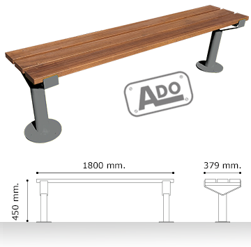 low bench wood mistral