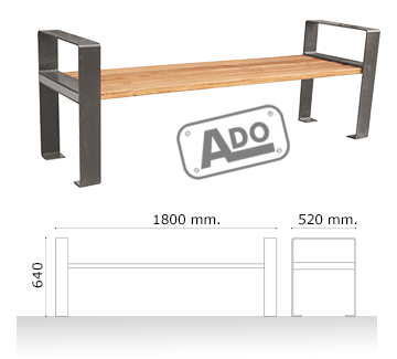 low bench wood tali