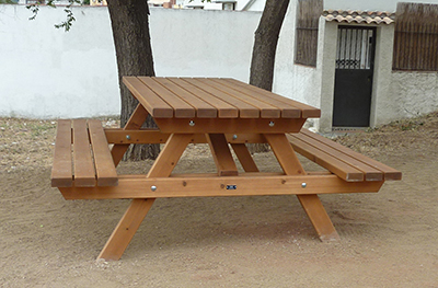 jorvi wooden table picnic set