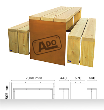 set garden wood
