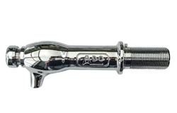 Drinking fountain tap, chrome-plated.