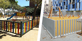 fences for playgrounds