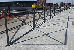 modular railing aspa installed