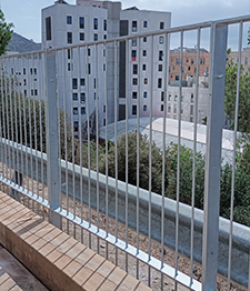 urban railing installed