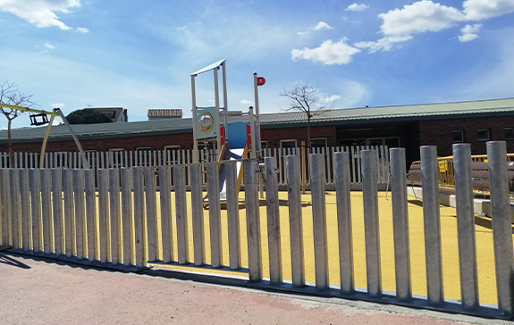 metal fence model parc / round