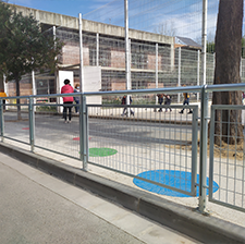 hera railing installed in school