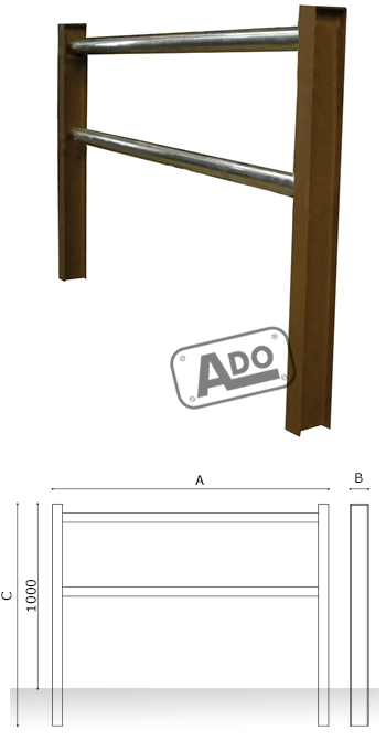 modular urban railing ipix