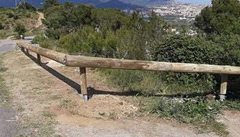 wooden fences bionda installed