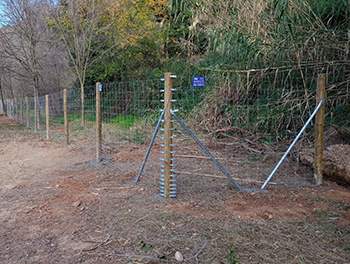 rural wood fencing